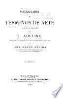 Vocabulario de términos de arte