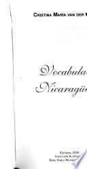Vocabulario nicaragüense