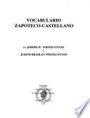 Vocabulario zapoteco-castellano