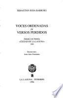 Voces ordenadas de versos perdidos