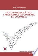Voto programático y programas de gobierno en Colombia