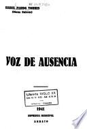 Voz de ausencia
