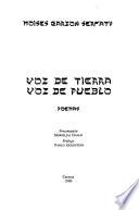 Voz de tierra, voz de pueblo