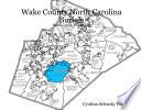 Wake County North Carolina Burials - Swift Creek Township