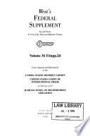West's Federal Supplement