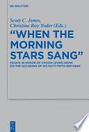 When the Morning Stars Sang