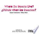 Where do insects live?