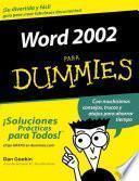 Word 2002 Para Dummies