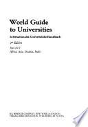 World Guide to Universities - Internationales Universitäts-Handbuch