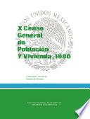 X Censo General de Población y Vivienda, 1980. Integración territorial. Estado de Sinaloa