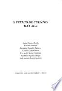 X Premio de Cuentos Max Aub