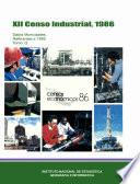 XII Censo Industrial 1986. Datos municipales referentes a 1985. Tomo II
