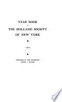 Year Book of the Holland Society of New-York