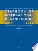 Yearbook of International Organizations 2014-2015 (Volume 3)
