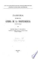 Zamora en tiempo de la Guerra de la Independencia (1808-1814)